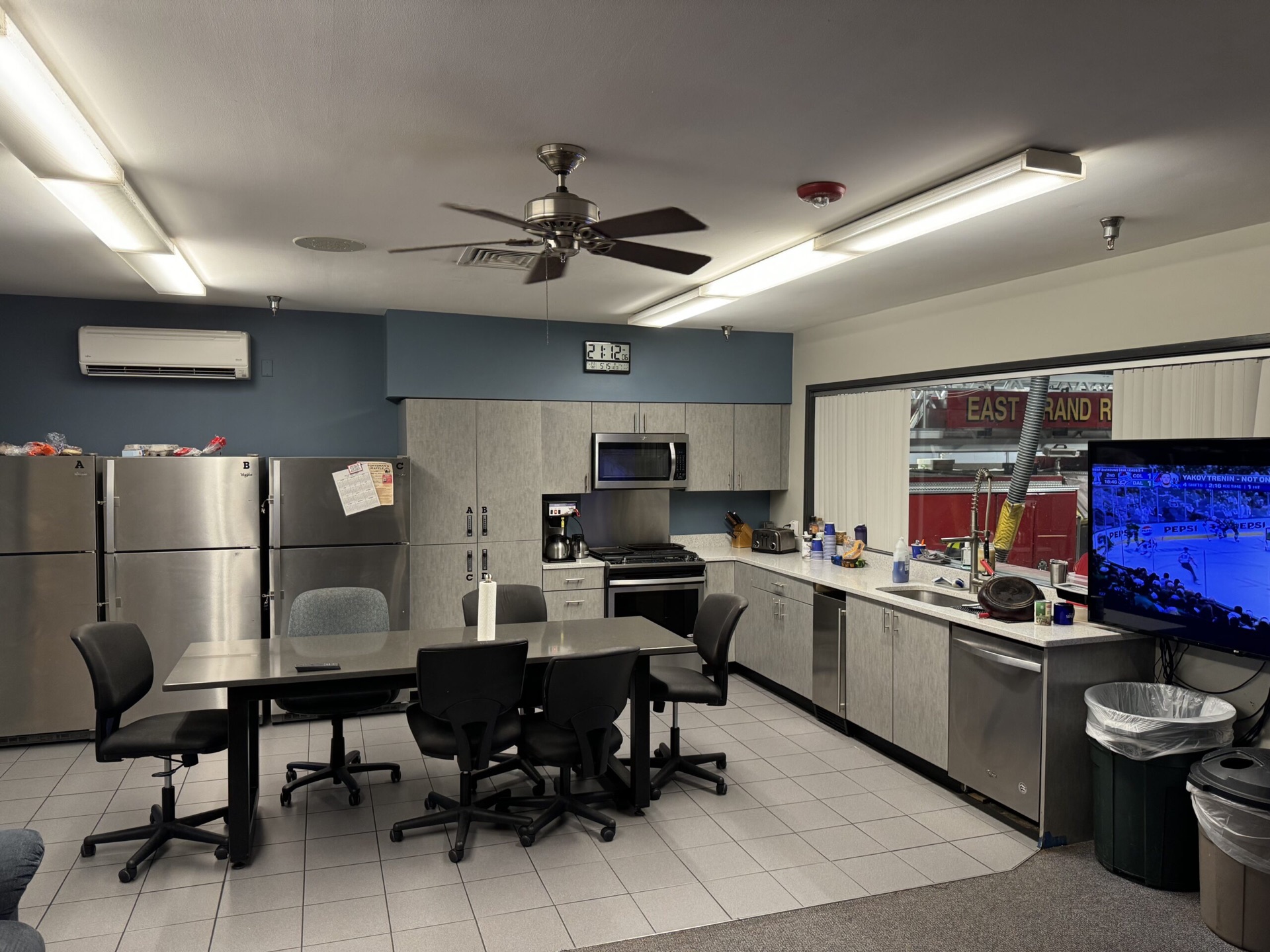 A freshly cleaned corporate office maintained by Clean Core Janitorial