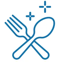 Clean Fork and Spoon Icon